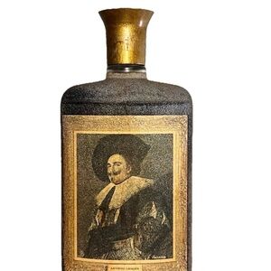 Jim Beam Laughing Cavalier Frosted Whiskey Collectible Decanter